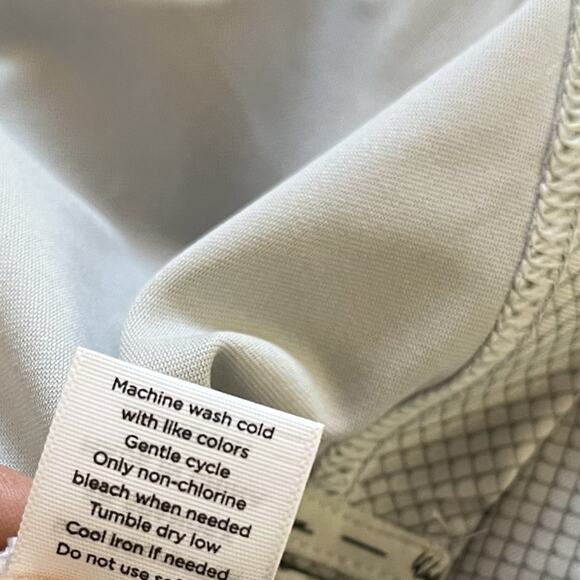 WALTER HAGEN P11 Textured Stripe Performance Polo Shirt Size L Gray Golf UPF 50 - Picture 9 of 9